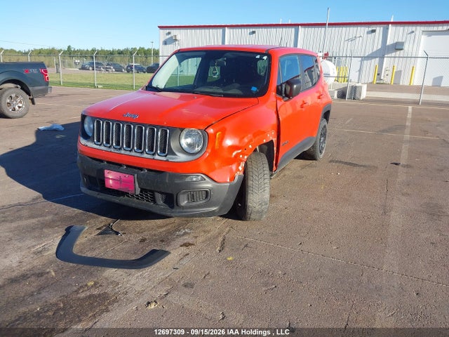 12697309 :رقم المزاد ، ZACCJBATXGPD29744 vin ، 2016 Jeep Renegade Sport مزاد بيع