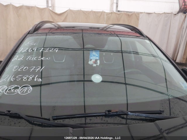 Продажа на аукционе авто 2022 Hyundai Tucson Sel, vin: KM8JCCAE2NU020771, номер лота: 12697329