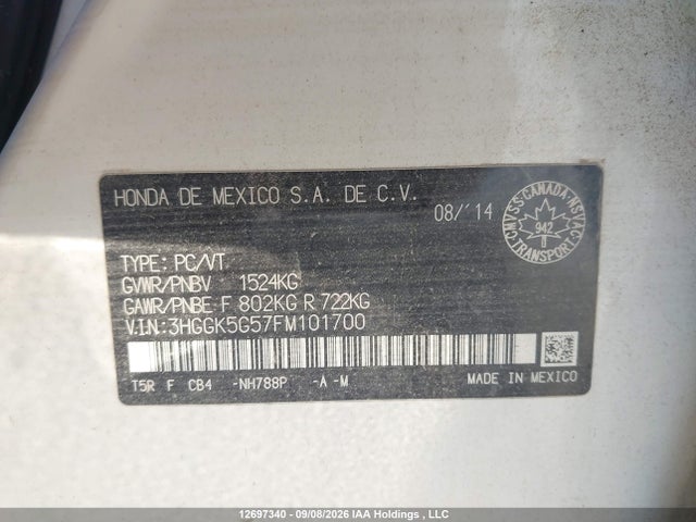 Honda Fit 2015 3HGGK5G57FM101700 Image 9
