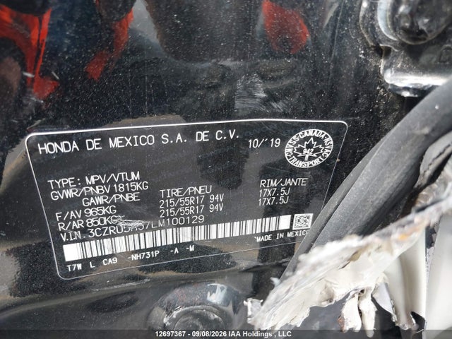 Honda HR-V LX 2020 3CZRU5H37LM100129 Image 18