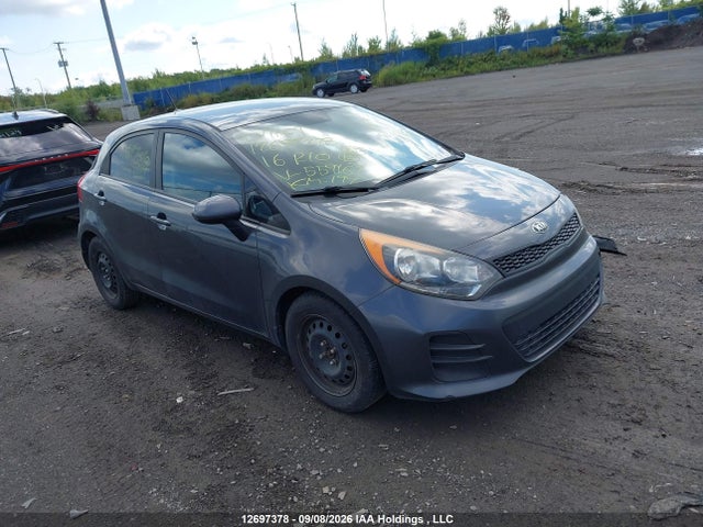 12697378 :رقم المزاد ، KNADM5A35G6559169 vin ، 2016 Kia Rio Ex/ex+ W/sunroof/lx/lx+/lx+ Eco/sx مزاد بيع