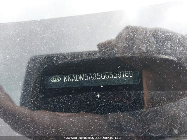 12697378 :رقم المزاد ، KNADM5A35G6559169 vin ، 2016 Kia Rio Ex/ex+ W/sunroof/lx/lx+/lx+ Eco/sx مزاد بيع
