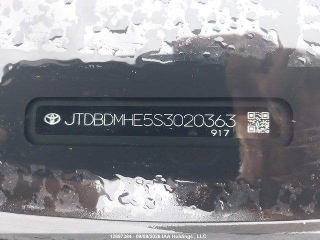 Продаж на аукціоні авто 2025 Toyota Corolla Hybrid Le, vin: JTDBDMHE5S3020363, номер лоту: 12697384