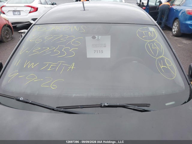 2011 Volkswagen Jetta 2.5l Comfortline/2.5l Sportline მანქანა იყიდება აუქციონზე, vin: 3VWDX7AJ8BM373555, აუქციონის ნომერი: 12697396
