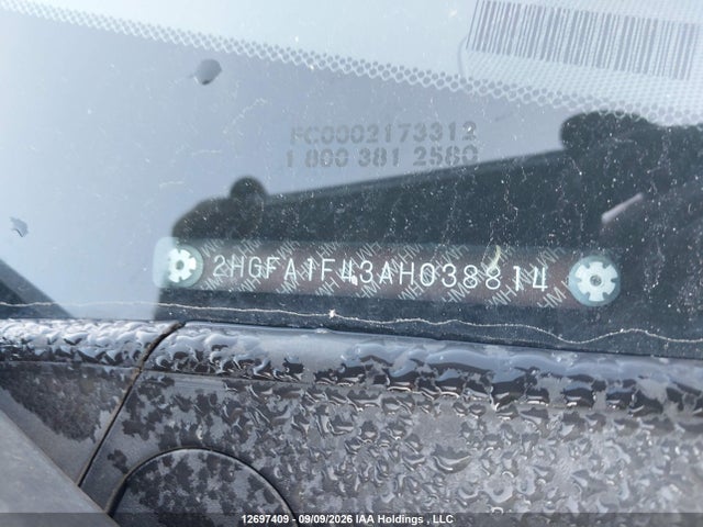 Продажа на аукционе авто 2010 Honda Civic Dx-g, vin: 2HGFA1F43AH038814, номер лота: 12697409