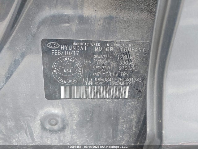 Hyundai ELANTRA GL 2017 KMHD84LF2HU401745 Image 18