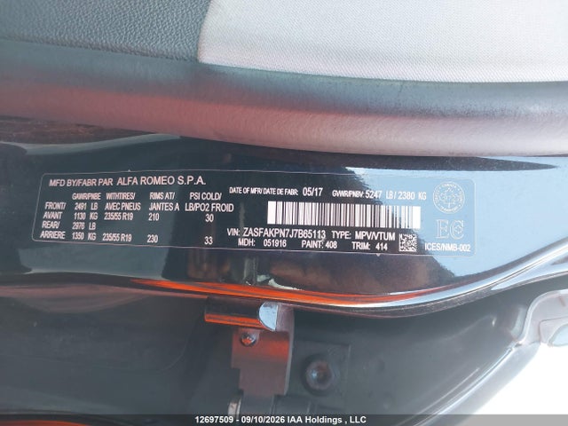 ZASFAKPN7J7B65113 Alfa Romeo Stelvio
