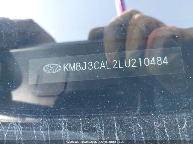 Auction sale of the 2020 Hyundai Tucson Limited/sel/sport/ultimate/value, vin: KM8J3CAL2LU210484, lot number: 12697520