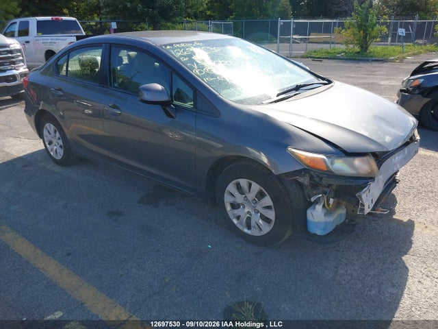 12697530 :رقم المزاد ، 2HGFB2F47CH118722 vin ، 2012 Honda Civic Lx مزاد بيع