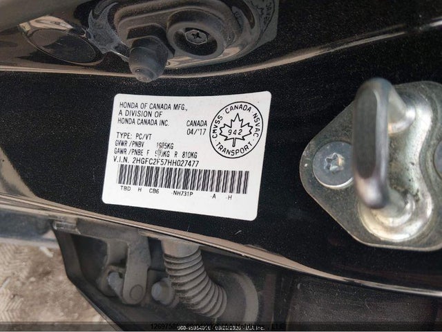 Honda Civic Lx 2017 2HGFC2F57HH027477 Image 10