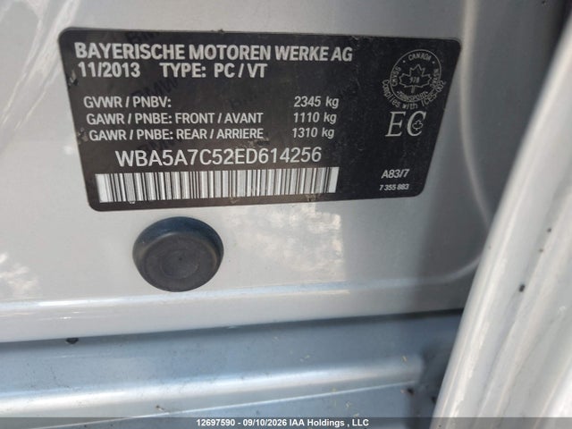 Продаж на аукціоні авто 2014 Bmw 528i Xdrive, vin: WBA5A7C52ED614256, номер лоту: 12697590