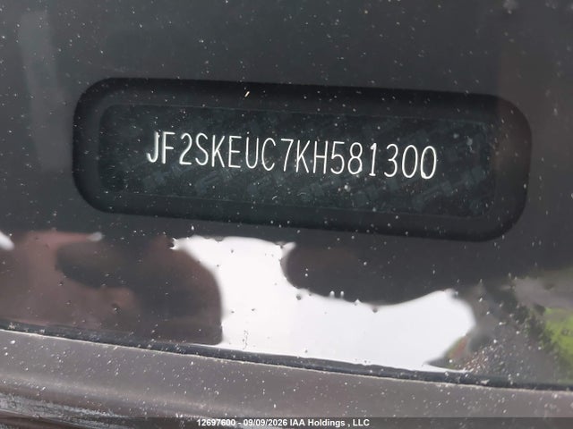Aukcja sprzedaży 2019 Subaru Forester 2.5i Limited, vin: JF2SKEUC7KH581300, numer aukcji: 12697600
