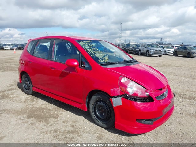 2008 Honda Fit Sport მანქანა იყიდება აუქციონზე, vin: JHMGD37618S801758, აუქციონის ნომერი: 12697605