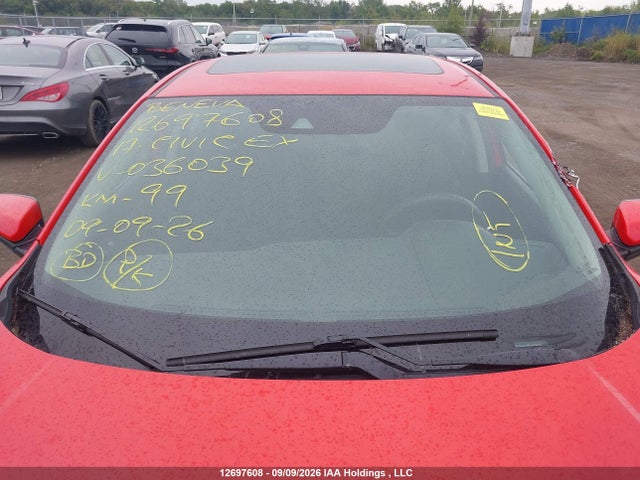 Aukcja sprzedaży 2017 Honda Civic Ex, vin: 2HGFC2F83HH036039, numer aukcji: 12697608