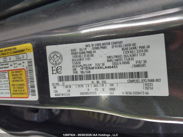 Ford Ranger Xlt 2019 1FTER4FHXKLA46453 Image 18