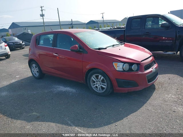 2012 Chevrolet Sonic Lt მანქანა იყიდება აუქციონზე, vin: 1G1JC6EH4C4111430, აუქციონის ნომერი: 12697657
