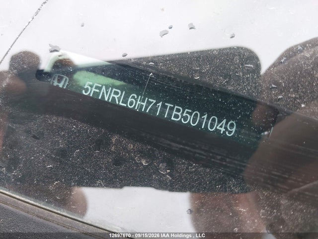 Продаж на аукціоні авто 2026 Honda Odyssey Sport-l, vin: 5FNRL6H71TB501049, номер лоту: 12697670