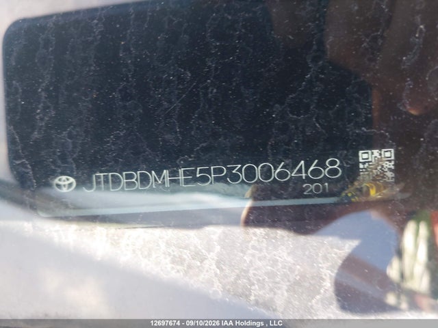 JTDBDMHE5P3006468 Toyota Corolla Le/se/night Shade