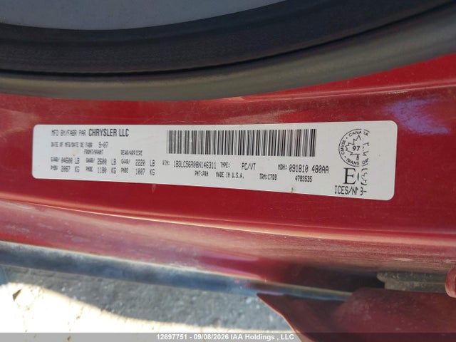 12697751 :رقم المزاد ، 1B3LC56R08N146311 vin ، 2008 Dodge Avenger Sxt مزاد بيع