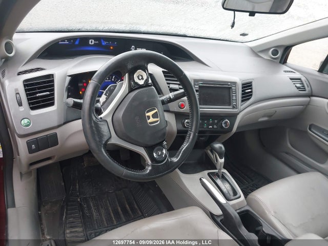 12697754 :رقم المزاد ، 2HGFB2F98CH033108 vin ، 2012 Honda Civic Ex-l مزاد بيع