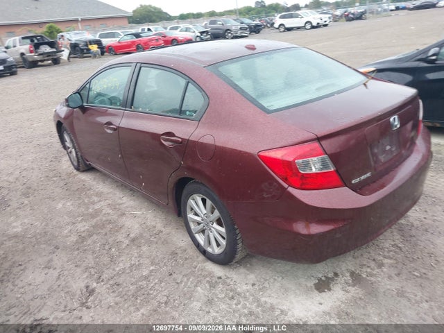 12697754 :رقم المزاد ، 2HGFB2F98CH033108 vin ، 2012 Honda Civic Ex-l مزاد بيع