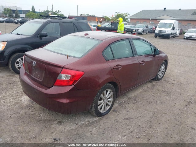 12697754 :رقم المزاد ، 2HGFB2F98CH033108 vin ، 2012 Honda Civic Ex-l مزاد بيع