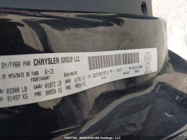 Продажа на аукционе авто 2013 Fiat 500 Lounge, vin: 3C3CFFCR0DT707718, номер лота: 12697762