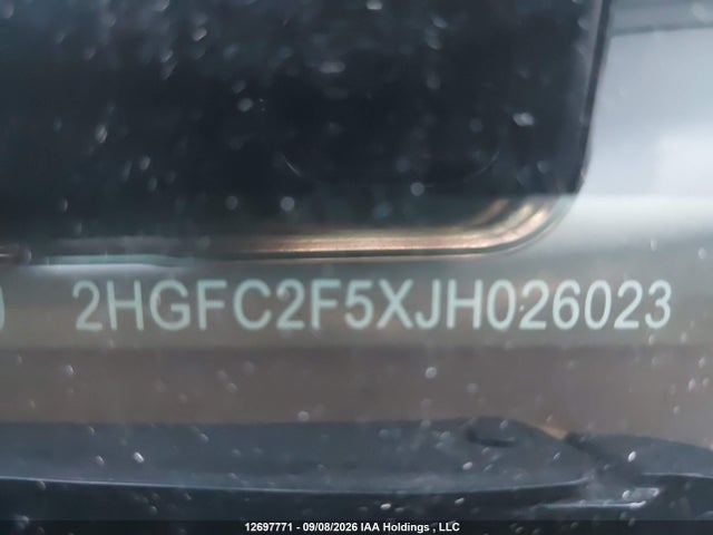 Продажа на аукционе авто 2018 Honda Civic Lx, vin: 2HGFC2F5XJH026023, номер лота: 12697771