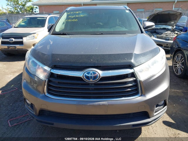 Продажа на аукционе авто 2014 Toyota Highlander Hybrid Limited/ltd Platnm, vin: 5TDDCRFH0ES005066, номер лота: 12697784