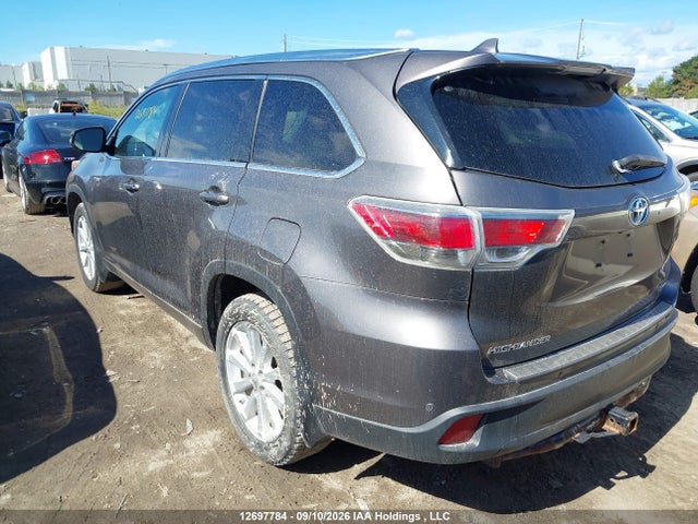 Продажа на аукционе авто 2014 Toyota Highlander Hybrid Limited/ltd Platnm, vin: 5TDDCRFH0ES005066, номер лота: 12697784
