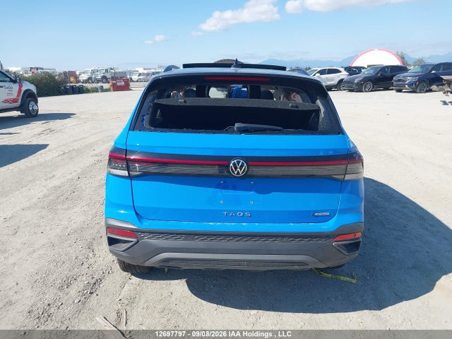 12697797 :رقم المزاد ، 3VV2C7B20TM078983 vin ، 2026 Volkswagen Taos Se Black مزاد بيع