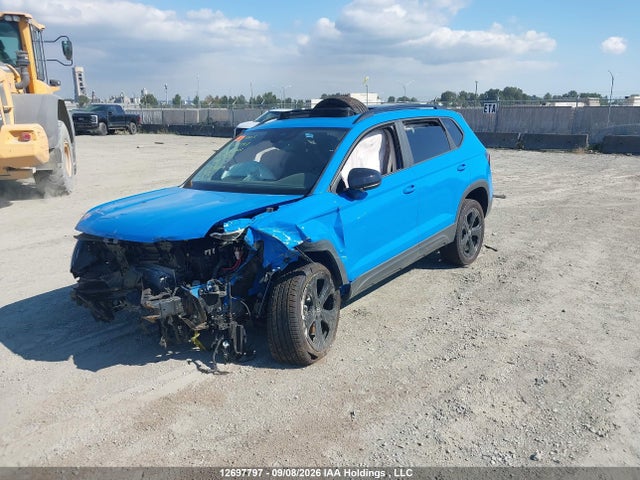 12697797 :رقم المزاد ، 3VV2C7B20TM078983 vin ، 2026 Volkswagen Taos Se Black مزاد بيع
