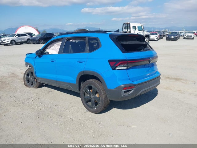 12697797 :رقم المزاد ، 3VV2C7B20TM078983 vin ، 2026 Volkswagen Taos Se Black مزاد بيع
