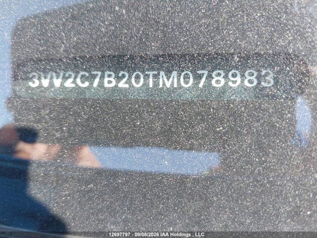 12697797 :رقم المزاد ، 3VV2C7B20TM078983 vin ، 2026 Volkswagen Taos Se Black مزاد بيع