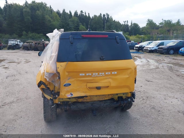 2021 Ford Bronco Sport Badlands მანქანა იყიდება აუქციონზე, vin: 3FMCR9D96MRA73178, აუქციონის ნომერი: 12697819