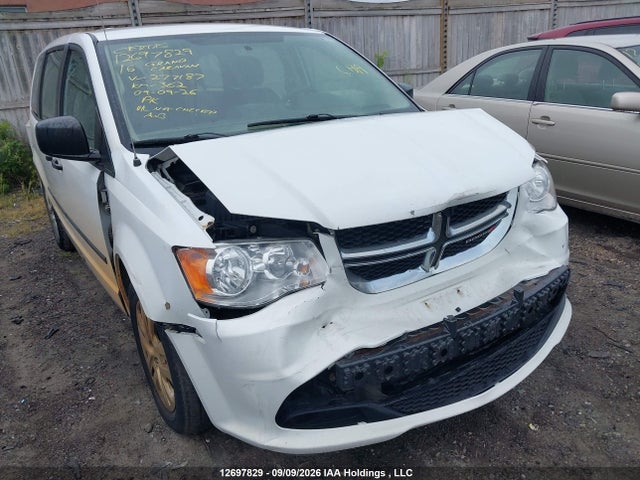 12697829 :رقم المزاد ، 2C4RDGBG1GR277187 vin ، 2016 Dodge Grand Caravan Se مزاد بيع