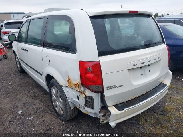 12697829 :رقم المزاد ، 2C4RDGBG1GR277187 vin ، 2016 Dodge Grand Caravan Se مزاد بيع