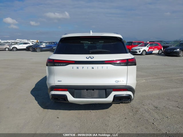 12697836 :رقم المزاد ، 5N1AL1FS1SC344461 vin ، 2025 Infiniti Qx60 Luxe مزاد بيع