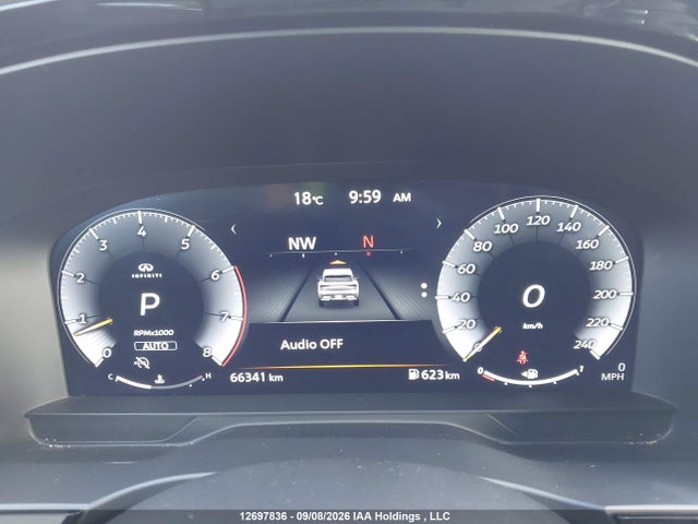 12697836 :رقم المزاد ، 5N1AL1FS1SC344461 vin ، 2025 Infiniti Qx60 Luxe مزاد بيع