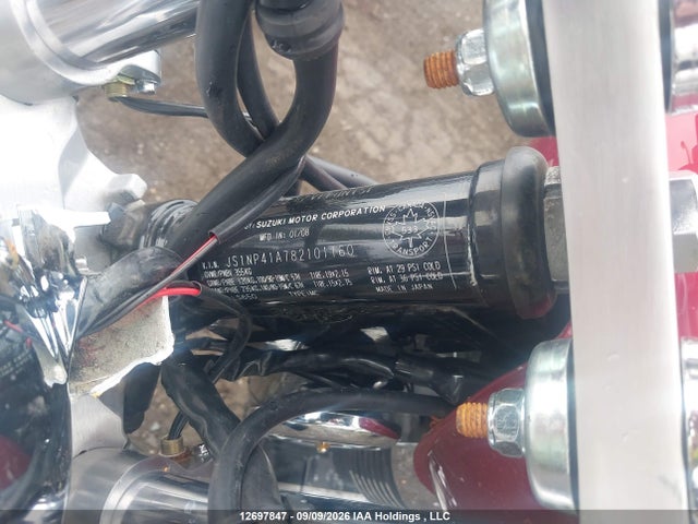 Aukcja sprzedaży 2008 Suzuki Ls650, vin: JS1NP41A782101160, numer aukcji: 12697847