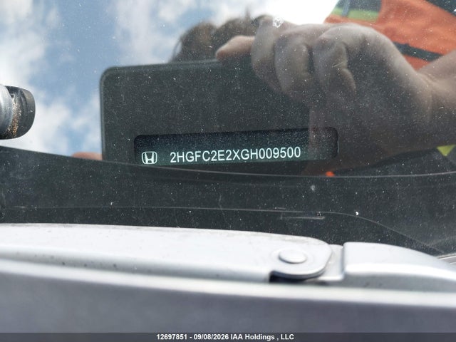 Honda Civic Dx 2016 2HGFC2E2XGH009500 Image 9