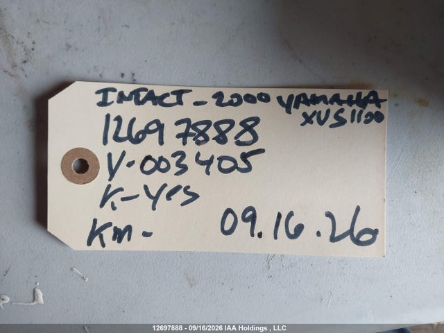 12697888 :رقم المزاد ، JYAVP11N2YA003405 vin ، 2000 Yamaha Xvs1100 M مزاد بيع