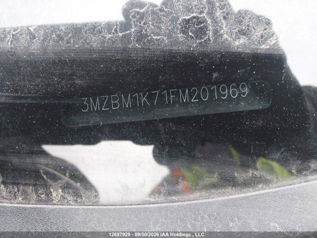 12697929 :رقم المزاد ، 3MZBM1K71FM201969 vin ، 2015 Mazda 3 Sport مزاد بيع