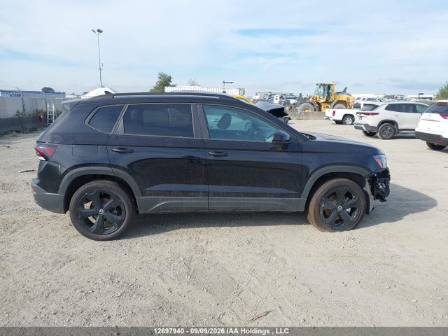 2026 Volkswagen Taos Se Black მანქანა იყიდება აუქციონზე, vin: 3VV2C7B26TM018450, აუქციონის ნომერი: 12697940