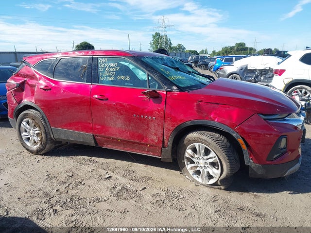 12697960 :رقم المزاد ، 3GNKBHRSXNS184103 vin ، 2022 Chevrolet Blazer 2lt مزاد بيع