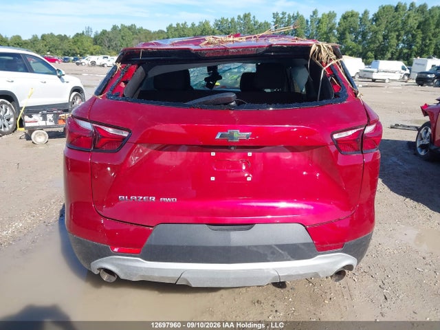 12697960 :رقم المزاد ، 3GNKBHRSXNS184103 vin ، 2022 Chevrolet Blazer 2lt مزاد بيع