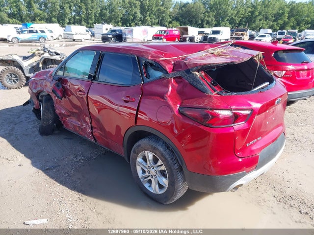 12697960 :رقم المزاد ، 3GNKBHRSXNS184103 vin ، 2022 Chevrolet Blazer 2lt مزاد بيع
