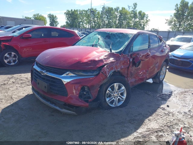 12697960 :رقم المزاد ، 3GNKBHRSXNS184103 vin ، 2022 Chevrolet Blazer 2lt مزاد بيع