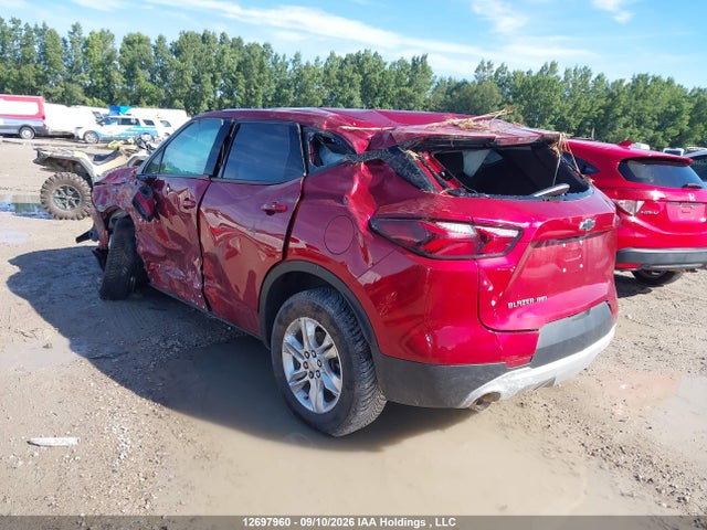 12697960 :رقم المزاد ، 3GNKBHRSXNS184103 vin ، 2022 Chevrolet Blazer 2lt مزاد بيع