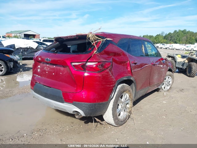12697960 :رقم المزاد ، 3GNKBHRSXNS184103 vin ، 2022 Chevrolet Blazer 2lt مزاد بيع